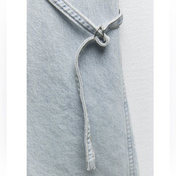 Zara MID -RISE TRF CARGO JEANS - Picture 11 of 16